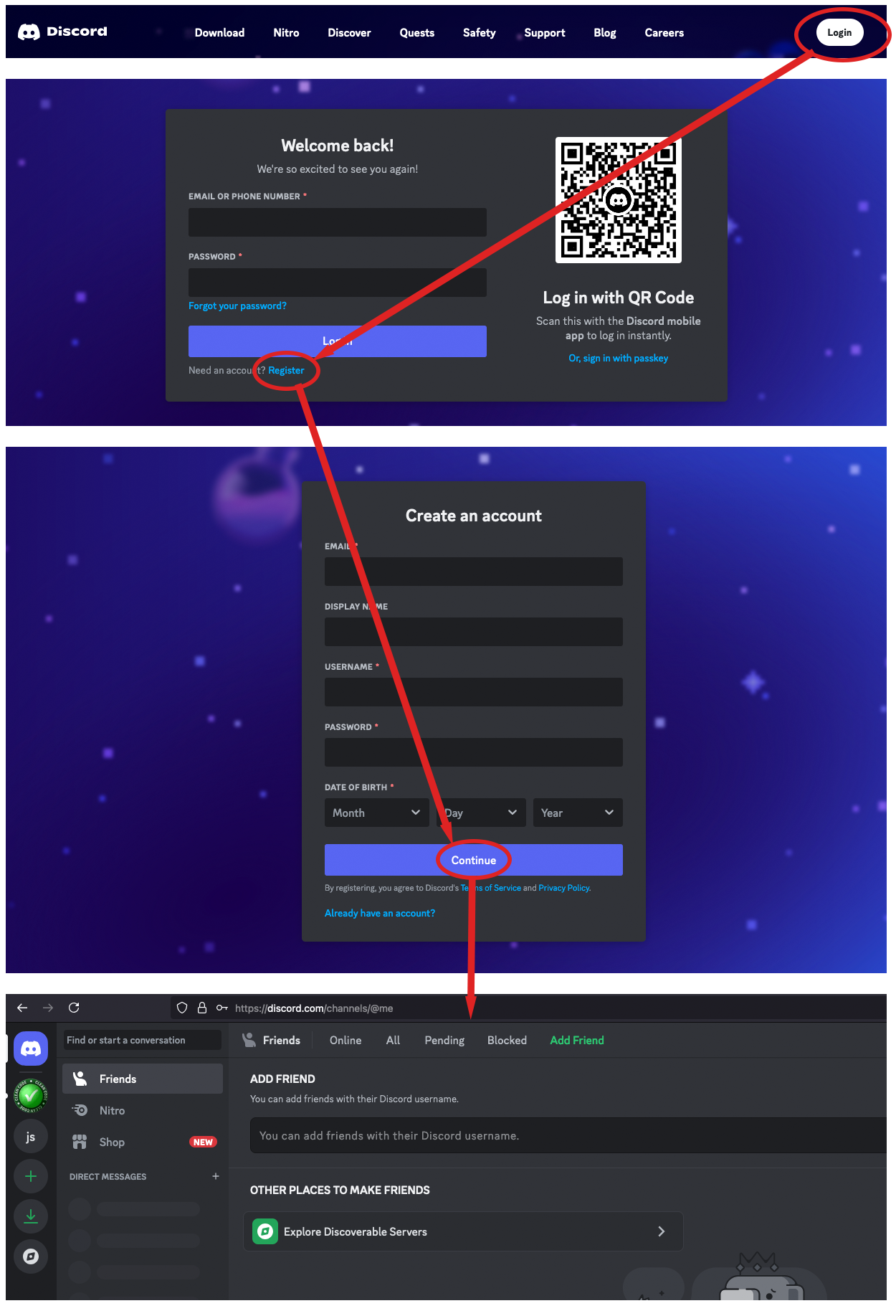 New Discord Signup